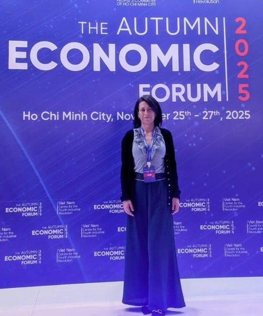 CEO Lina Landinez at the Autumn Economic Forum 2025